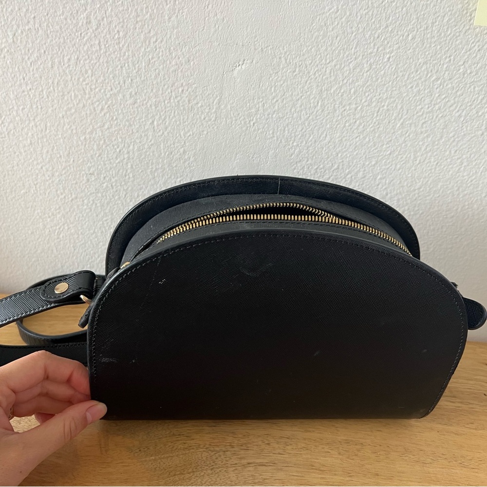 A.P.C. Black Leather Shoulder Bag - Picture 3 of 3